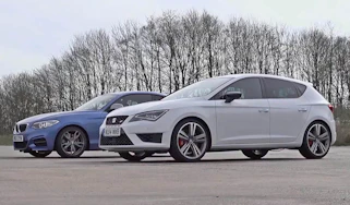 BMW M235i vs SEAT Leon Cupra: drag race