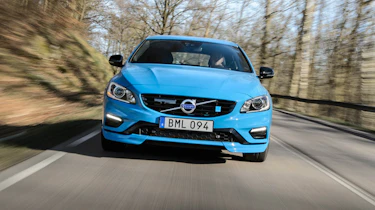Volvo V60 Polestar Rebel Blue front