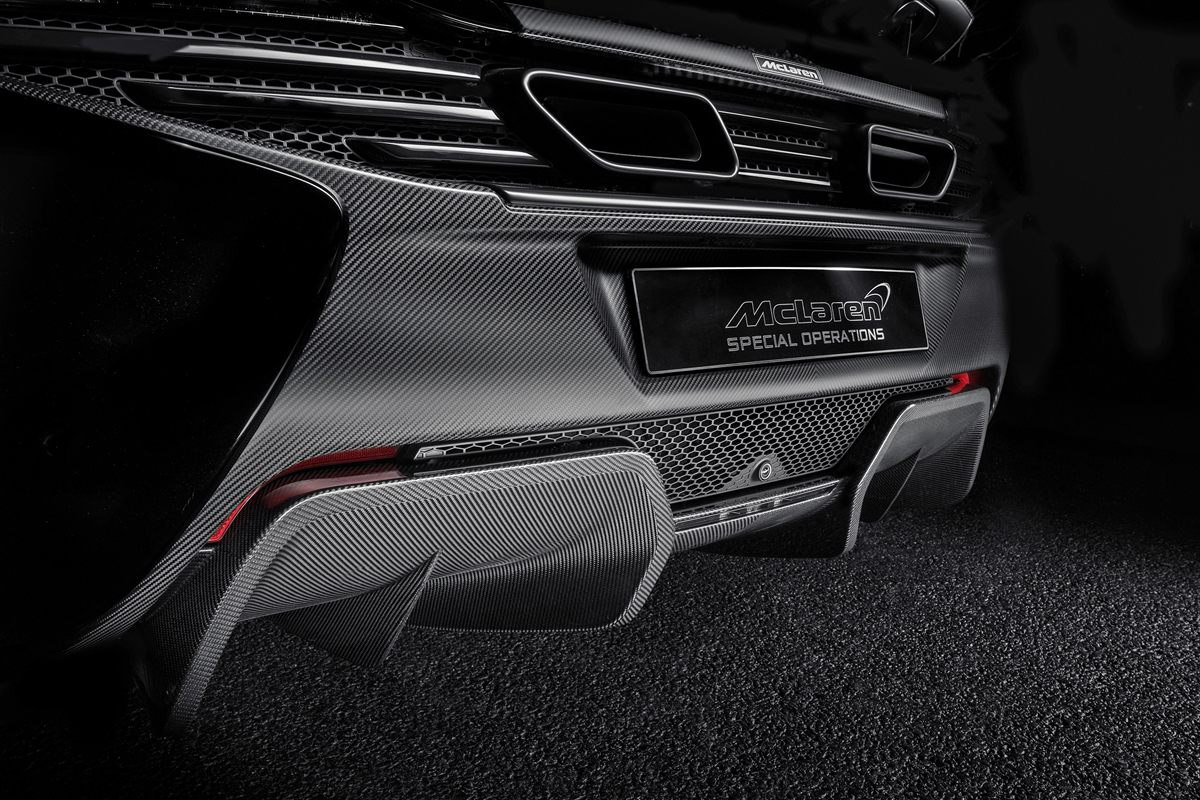 MSO McLaren 650S carbon rear diffuser