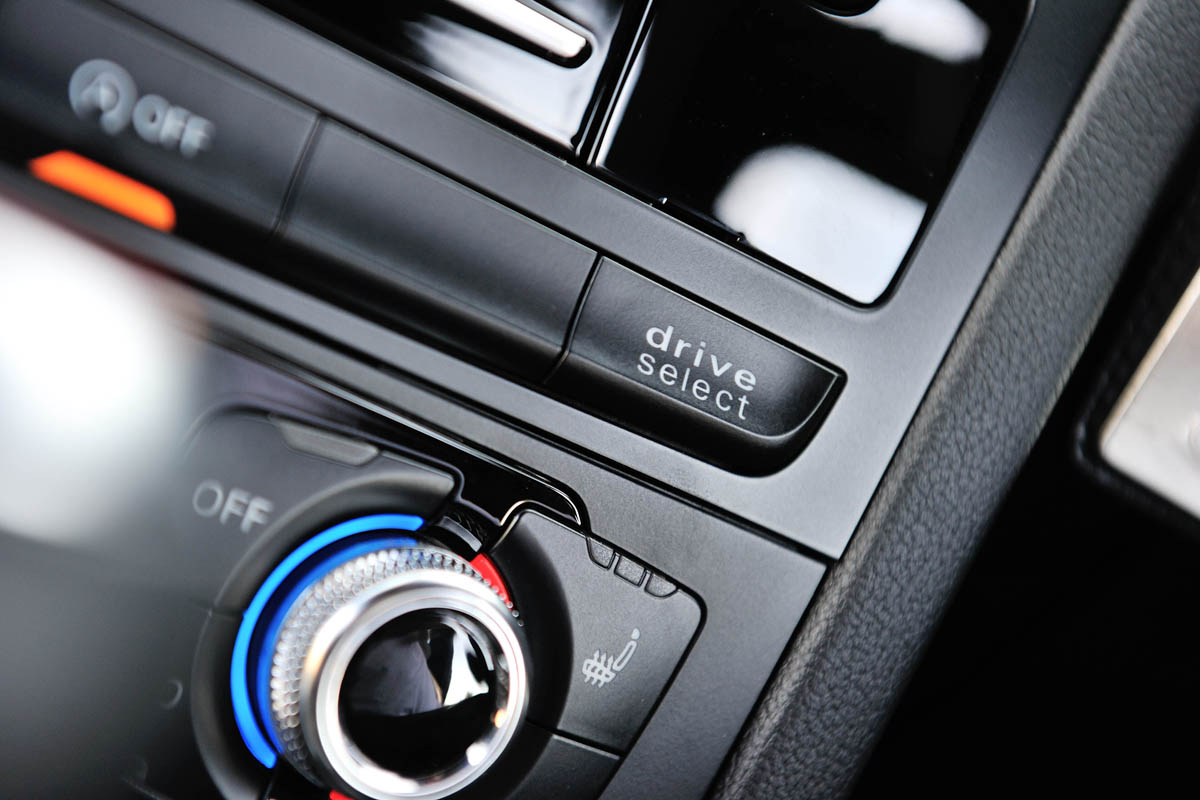 Audi S5 Drive Select switch