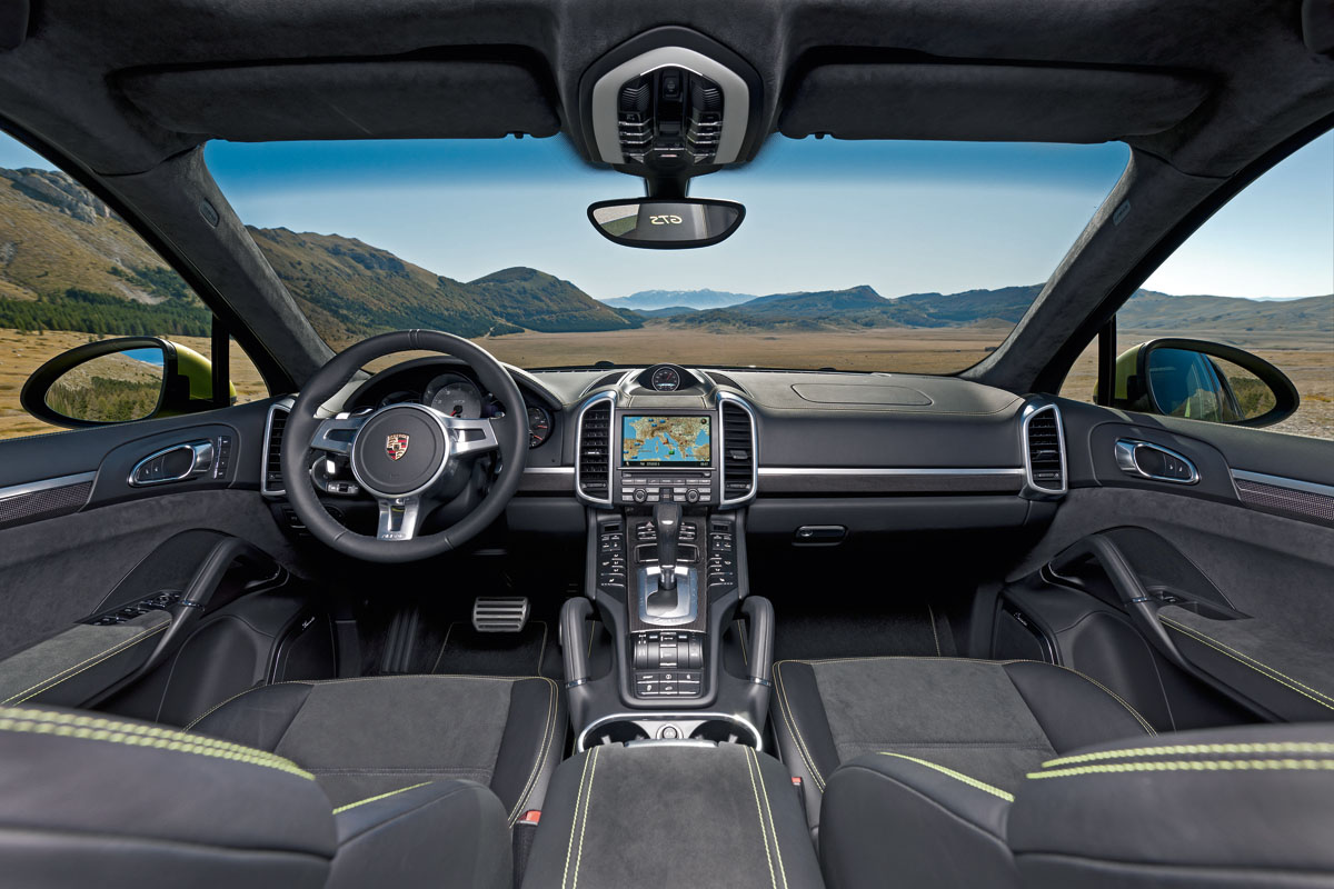 Porsche Cayenne GTS interior dashboard