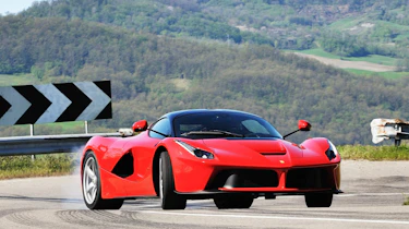 Ferrari LaFerrari sideways drift
