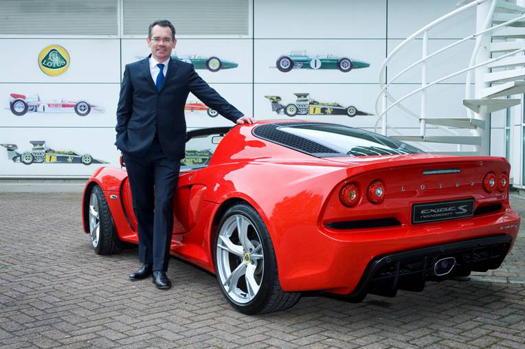 Lotus Exige S new CEO