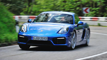 Porsche Cayman GTS blue