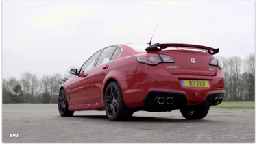 Mercedes E63 S AMG v Vauxhall VXR8 GTS: drag race video