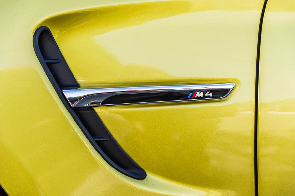 BMW M4 side vent