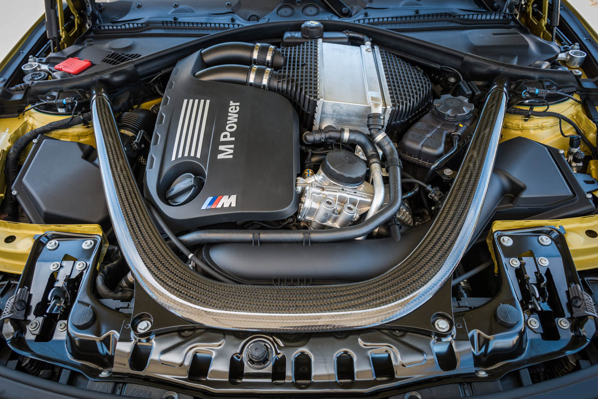 BMW M4 twin-turbo engine
