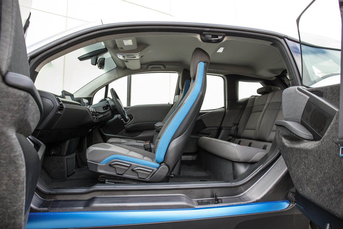 BMW i3 suicide doors open