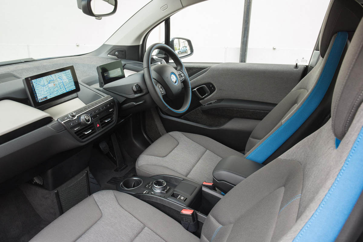 BMW i3 front seats