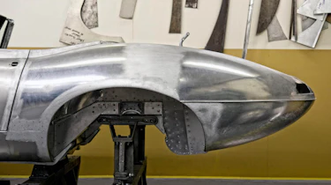 Lightweight Jaguar E-type production resumes - bodywork