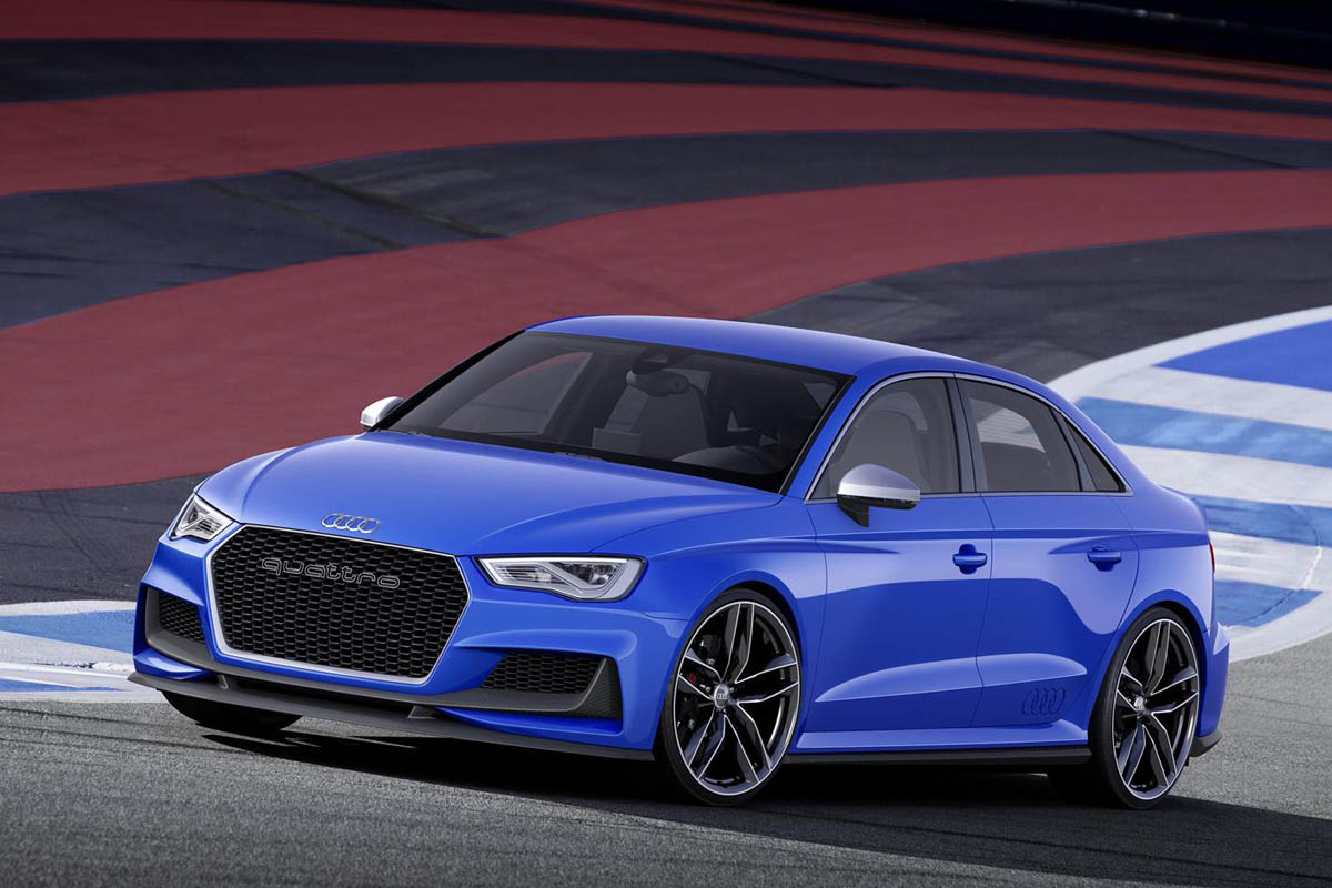 Audi A3 Clubsport quattro blue