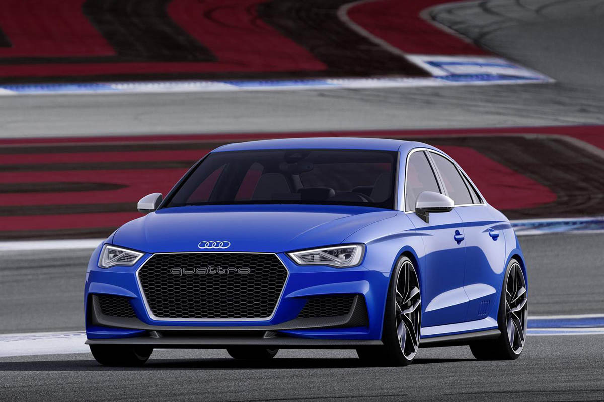 Audi A3 Clubsport quattro blue front