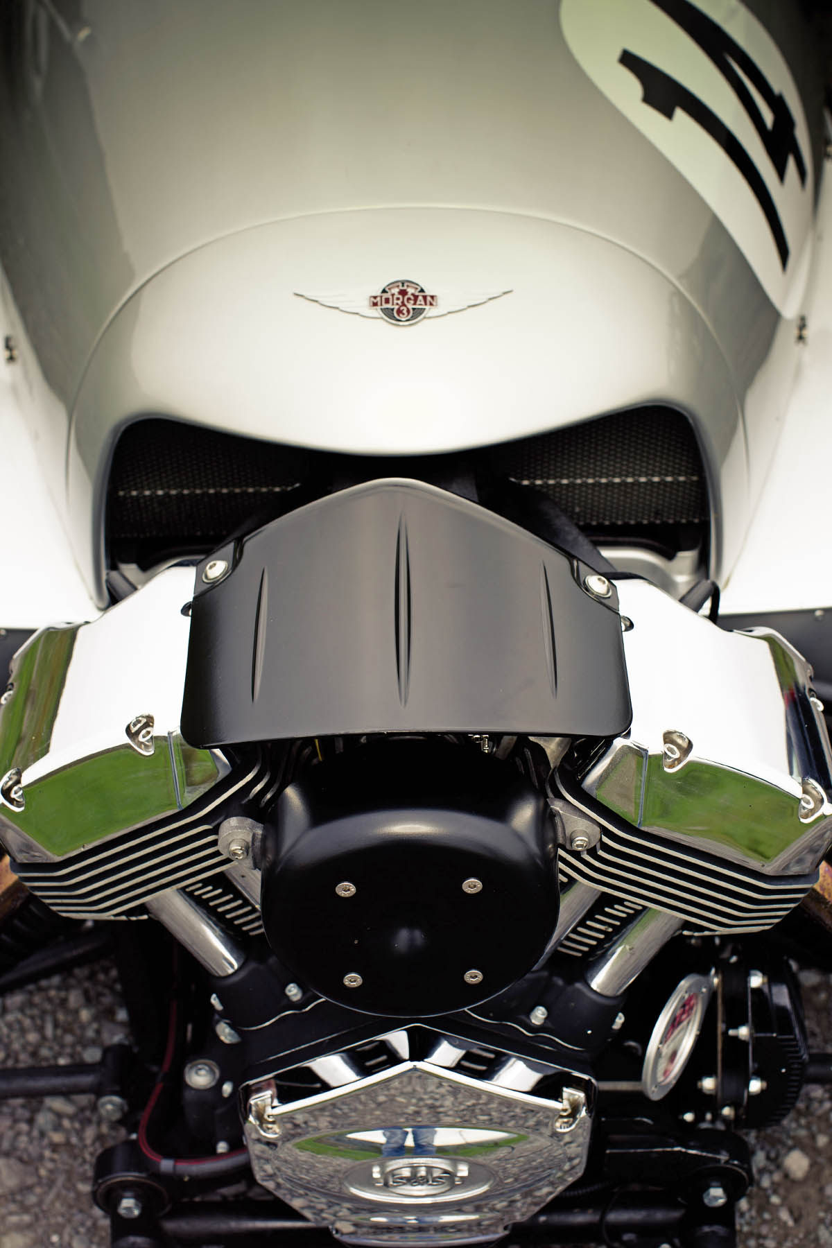 Morgan 3 Wheeler V-twin engine