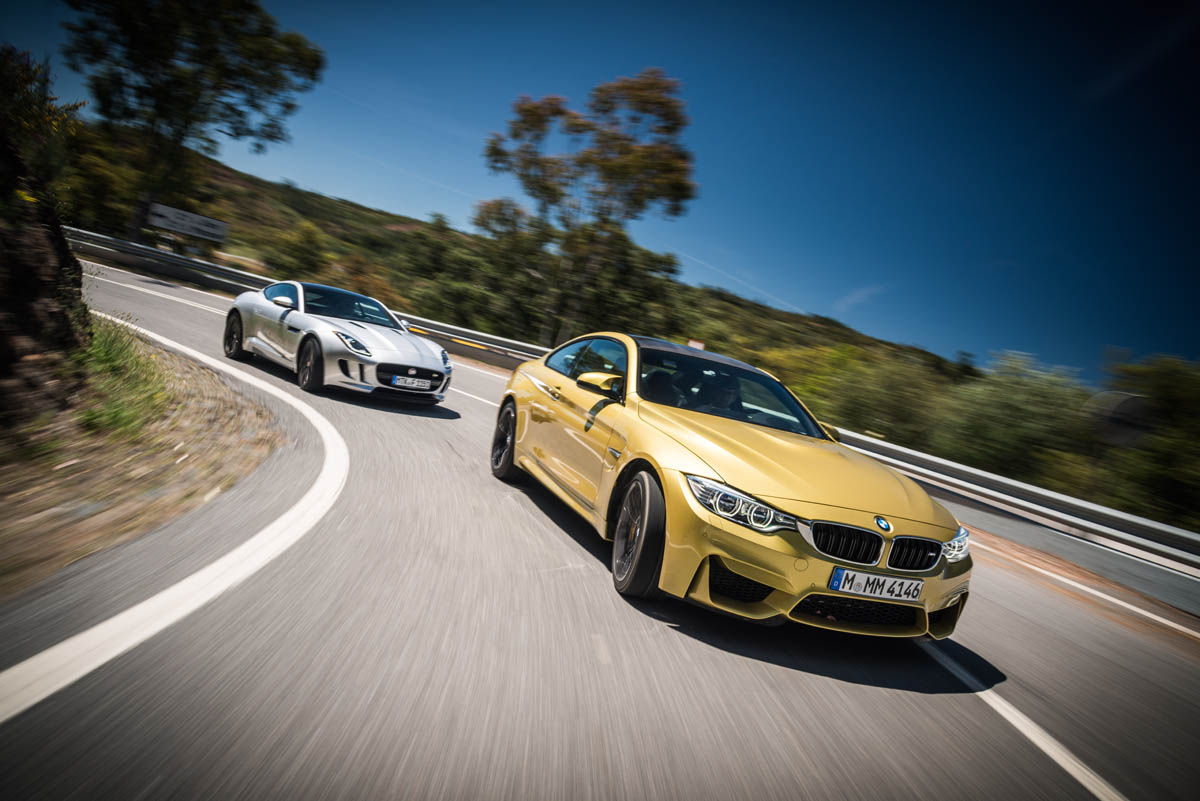 evo Magazine July 2014 - BMW M4 vs Jaguar F-type Coupe
