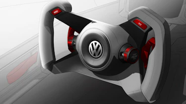 Volkswagen Golf GTI Speedster steering wheel gear selector