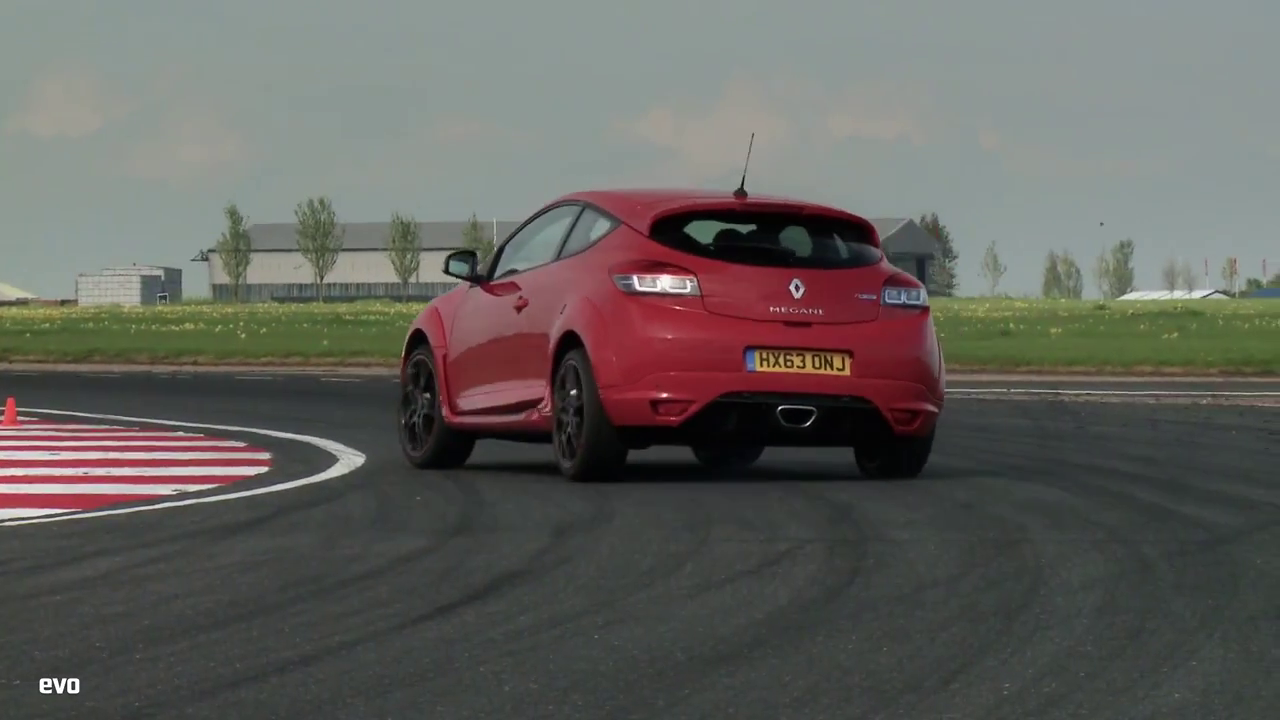 SEAT Leon Cupra 280 vs Renault Megane 265 Cup track video