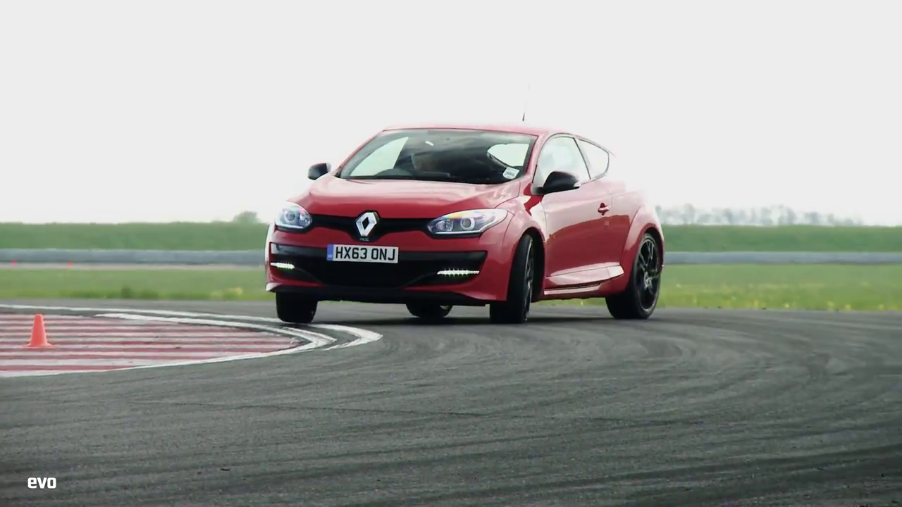 SEAT Leon Cupra 280 vs Renault Megane 265 Cup track video