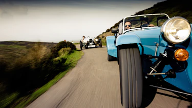 evo Magazine August 2014 - Caterham Seven v Morgan 3 Wheeler