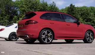 Porsche Cayenne Turbo S v Mercedes S63 AMG: drag race