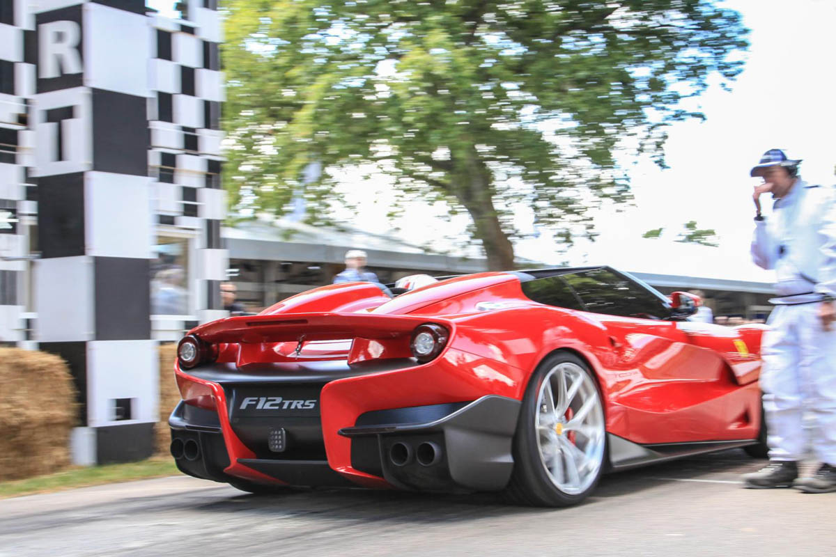 Ferrari F12 TRS Goodwood hill climb