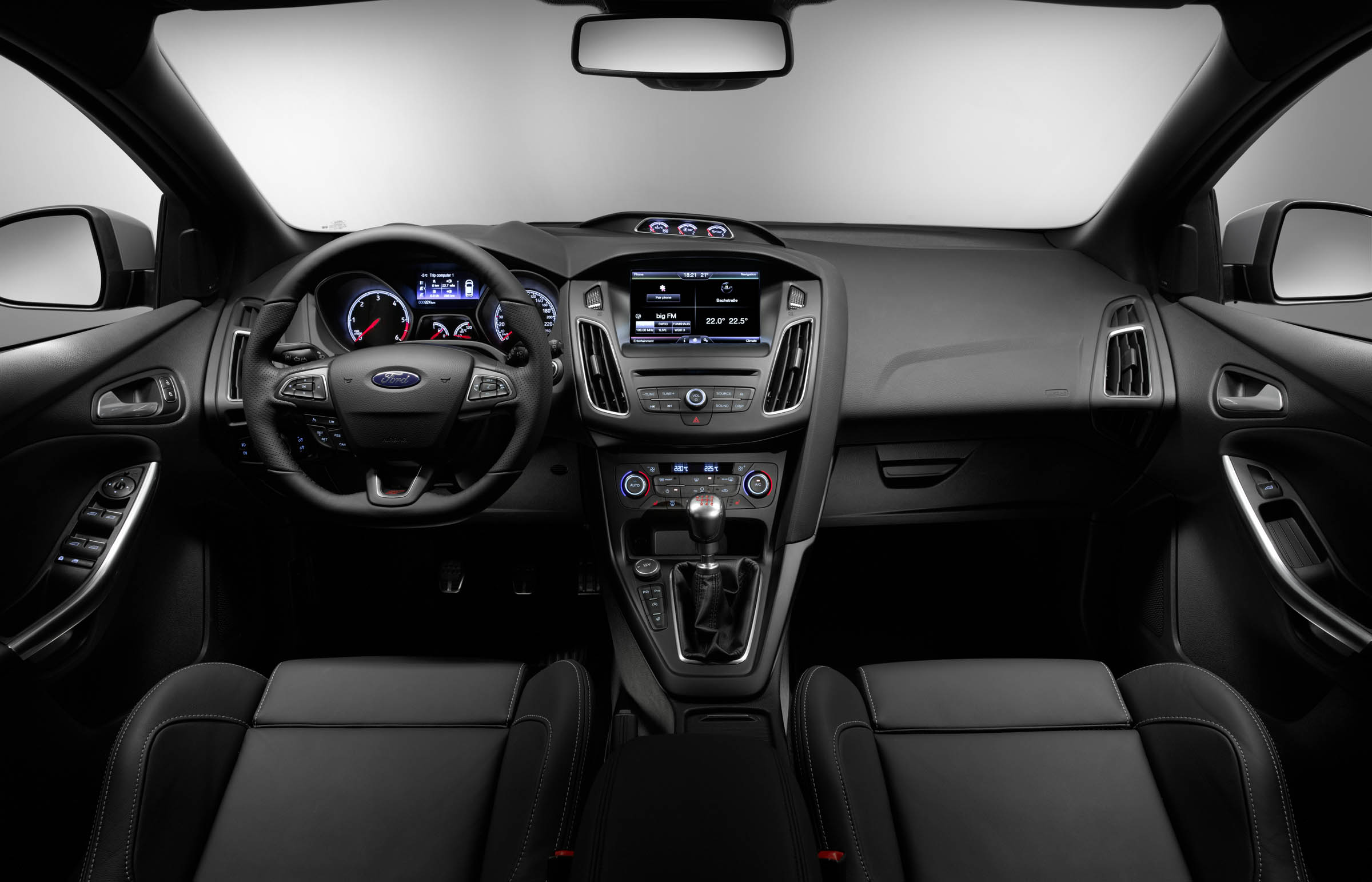 New Ford Focus ST updated dashboard 2014