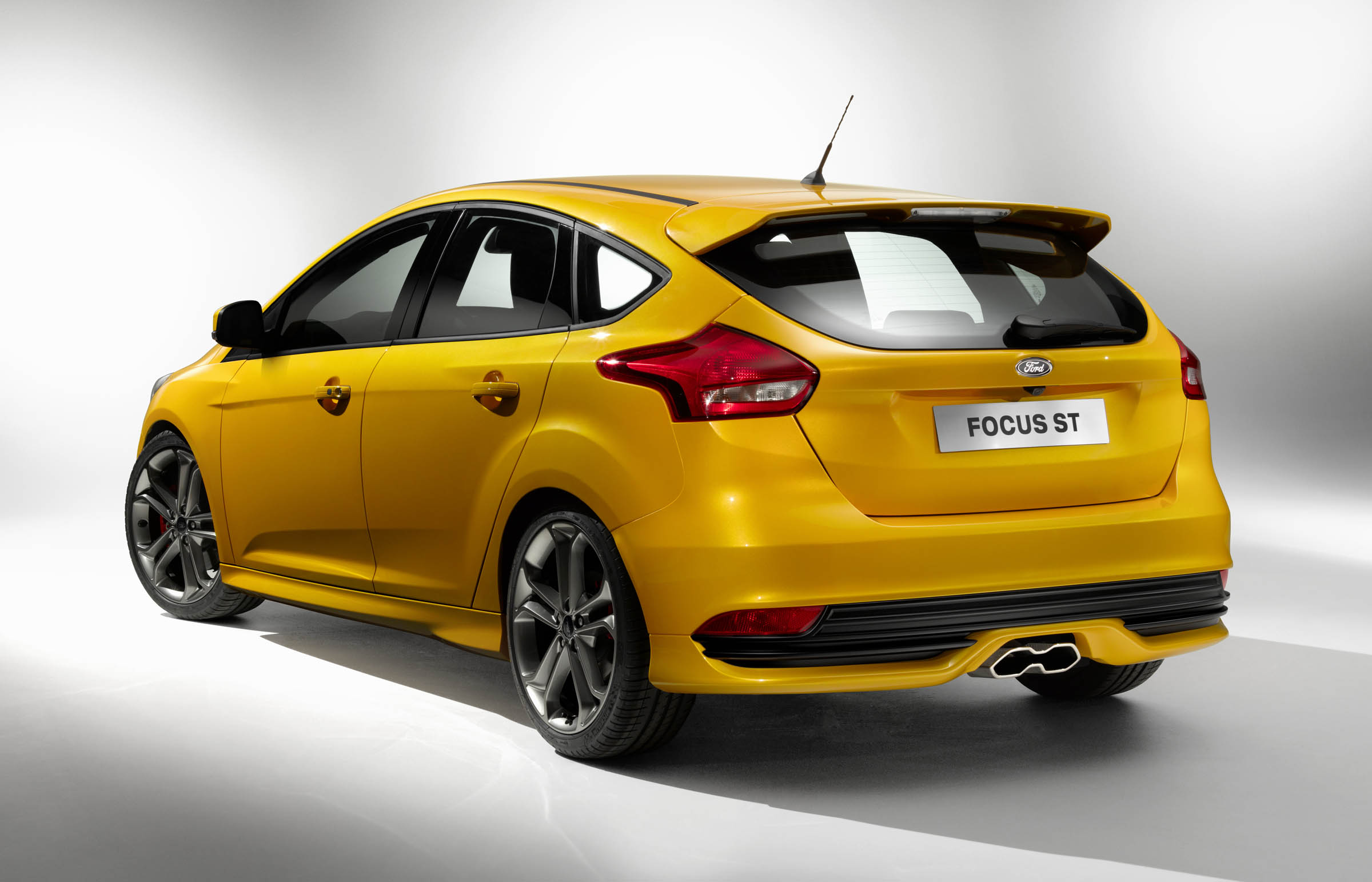 New Ford Focus ST rear yellow