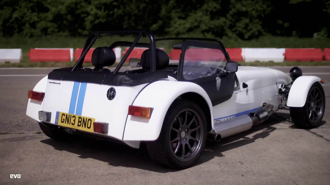 Caterham Seven Roadsport 140 white rear