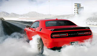 Dodge Challenger SRT Hellcat burnout