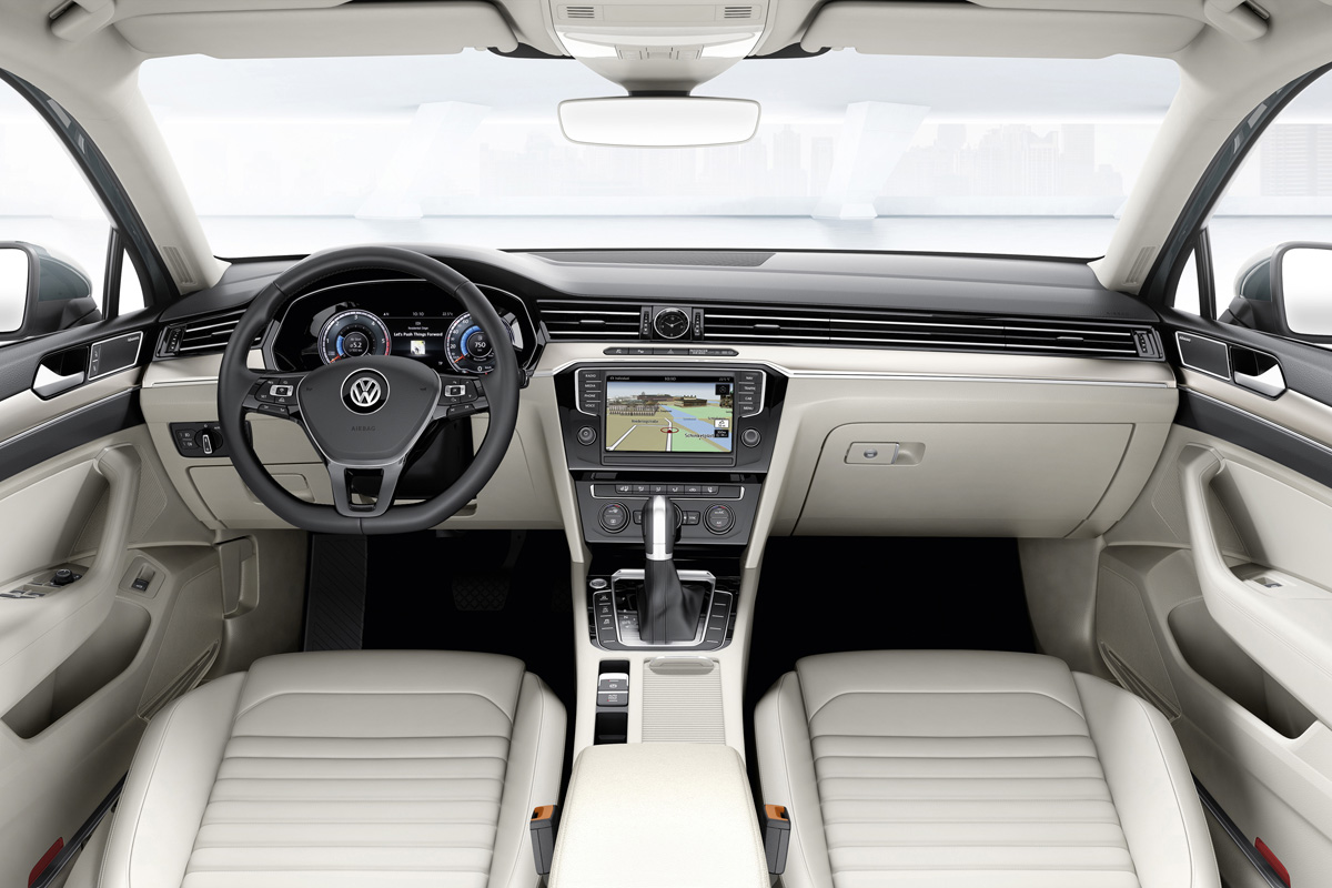 New VW Passat interior