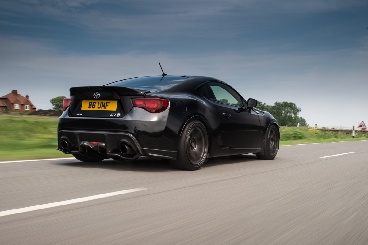 Toyota GT86 turbo Fensport rear flank