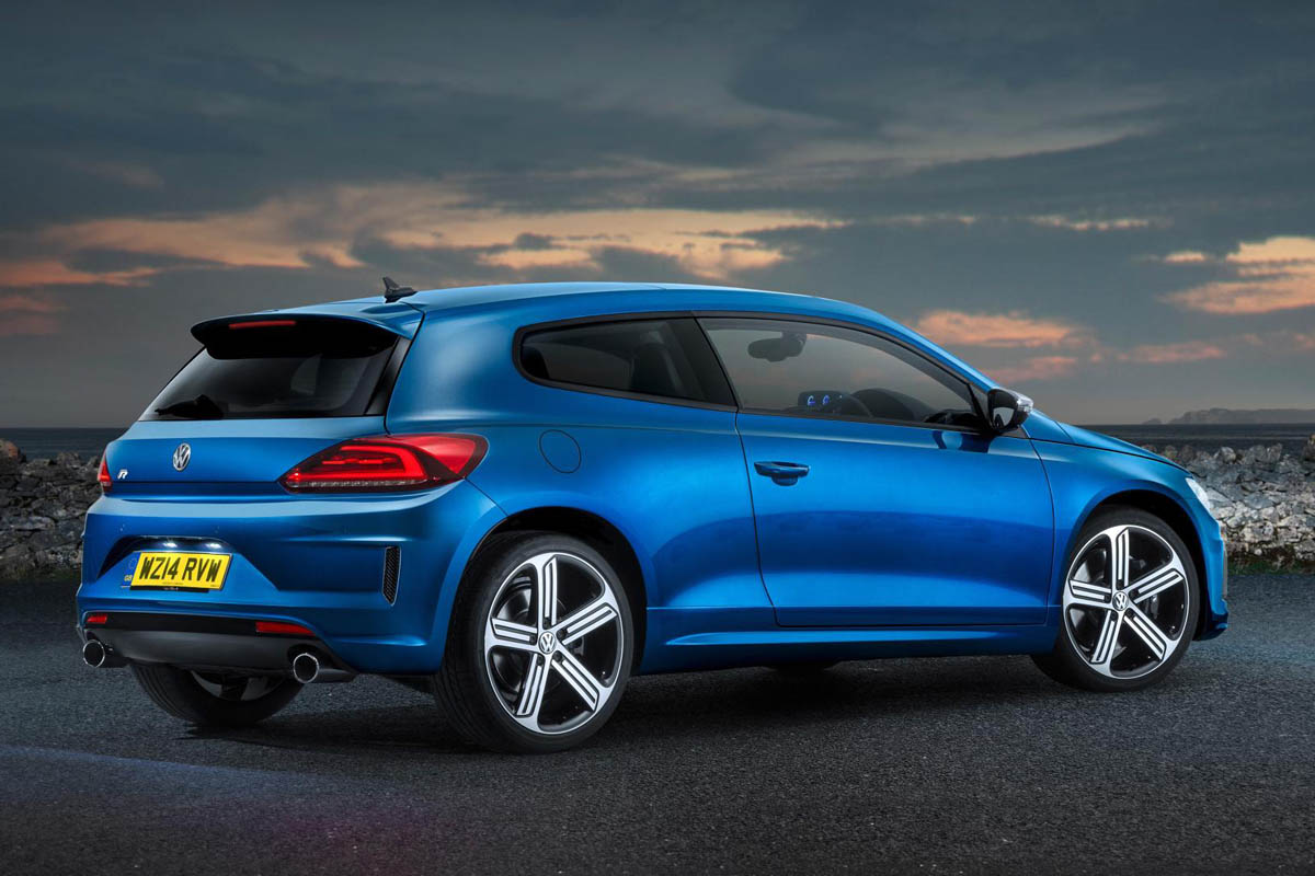 New VW Scirocco R blue