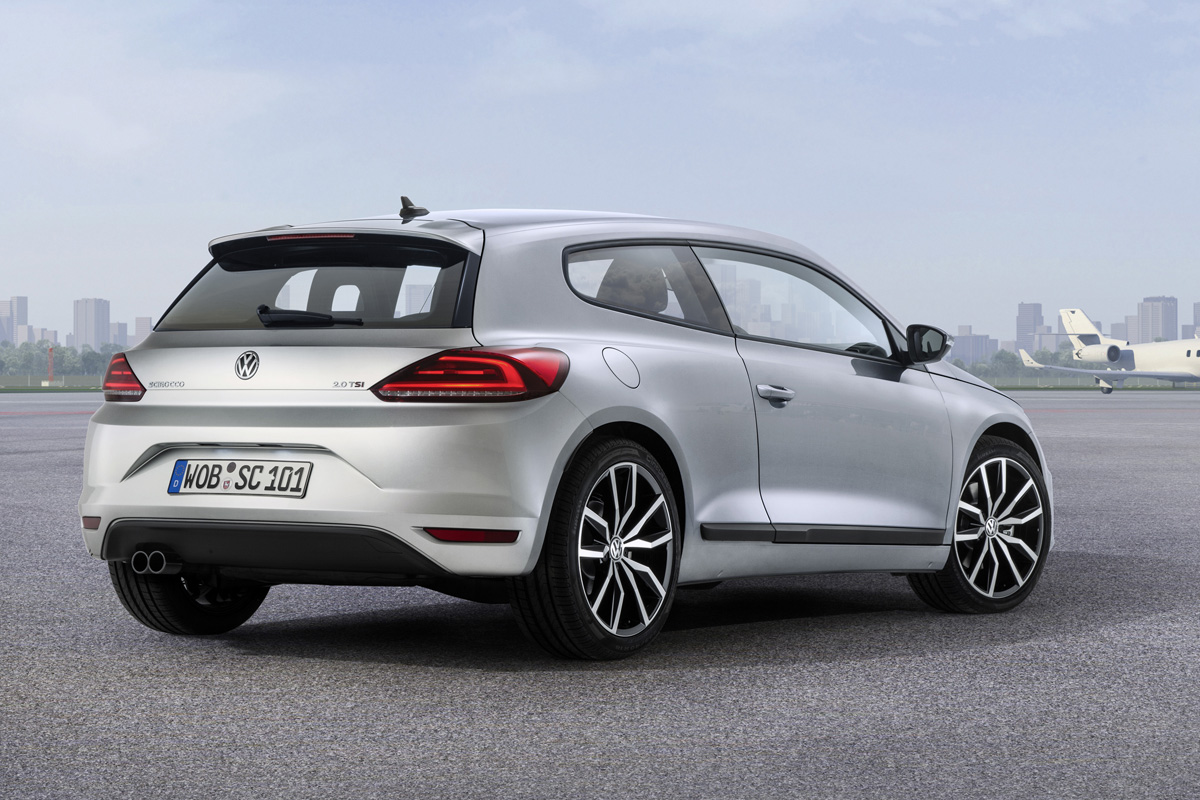 New VW Scirocco silver