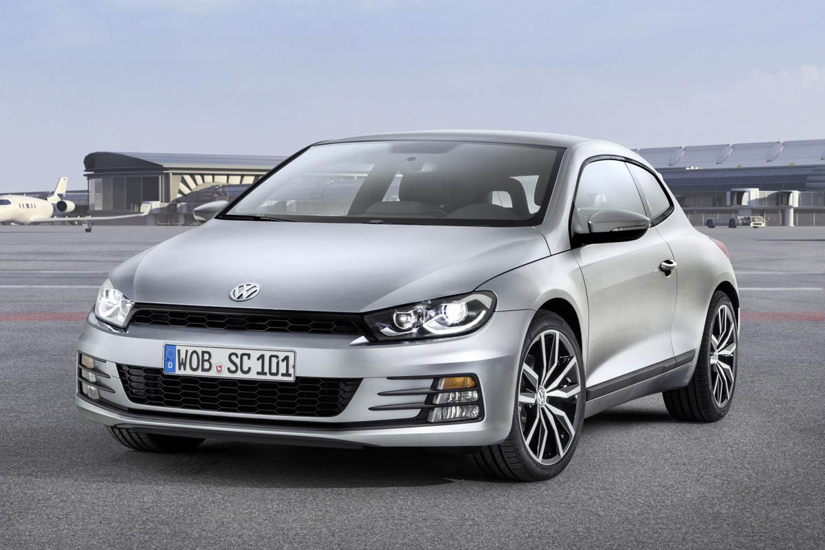 New VW Scirocco silver front