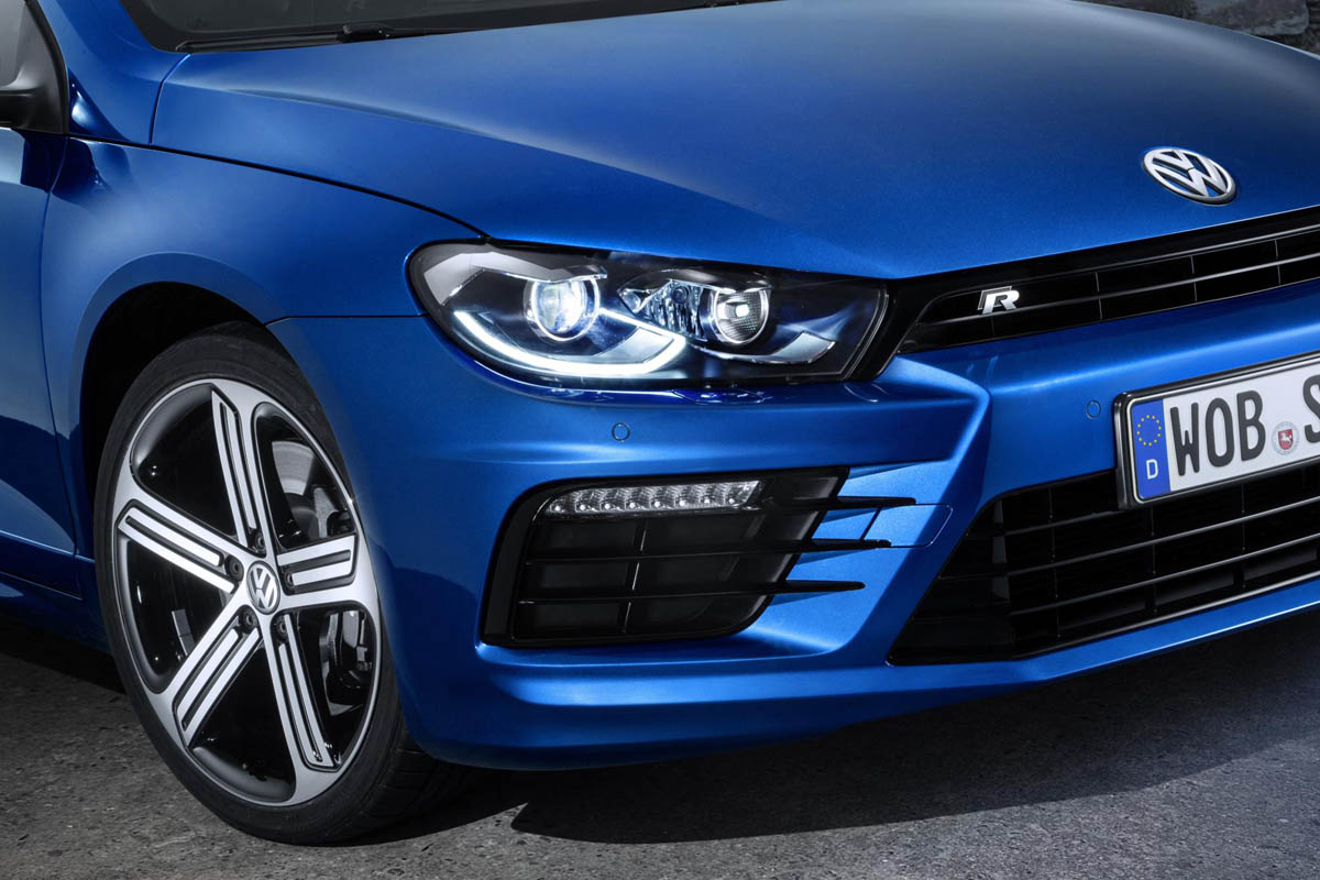 New VW Scirocco R bumper grille aero