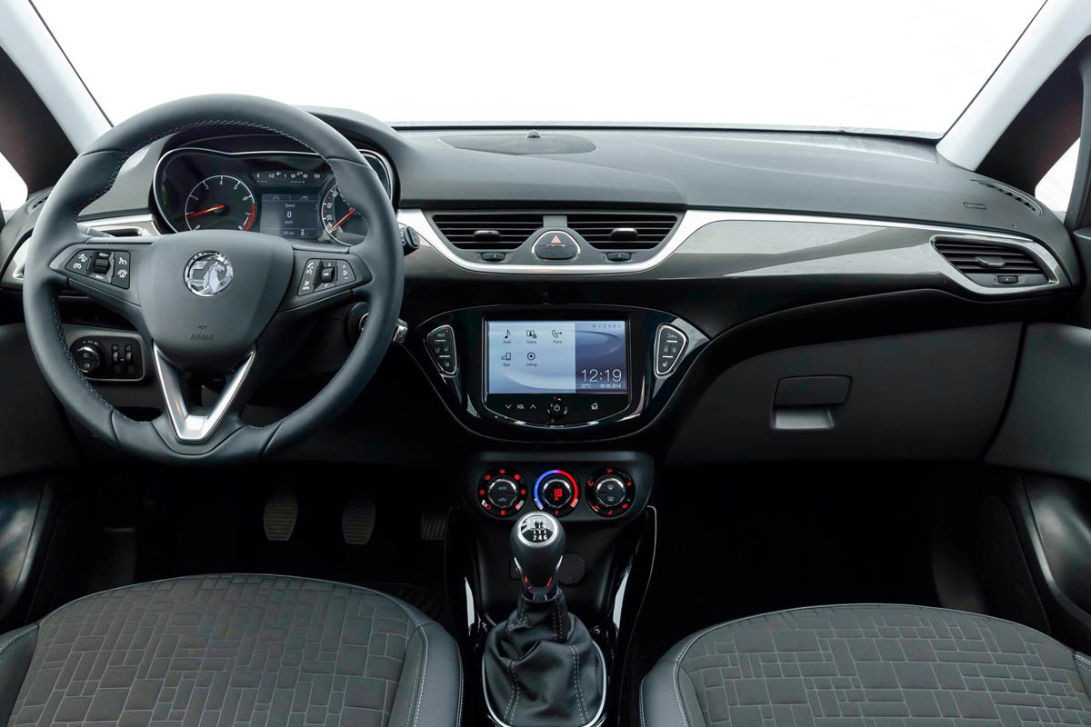 New Vauxhall Corsa interior dashboard