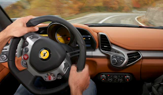 Ferrari trials new steering technology