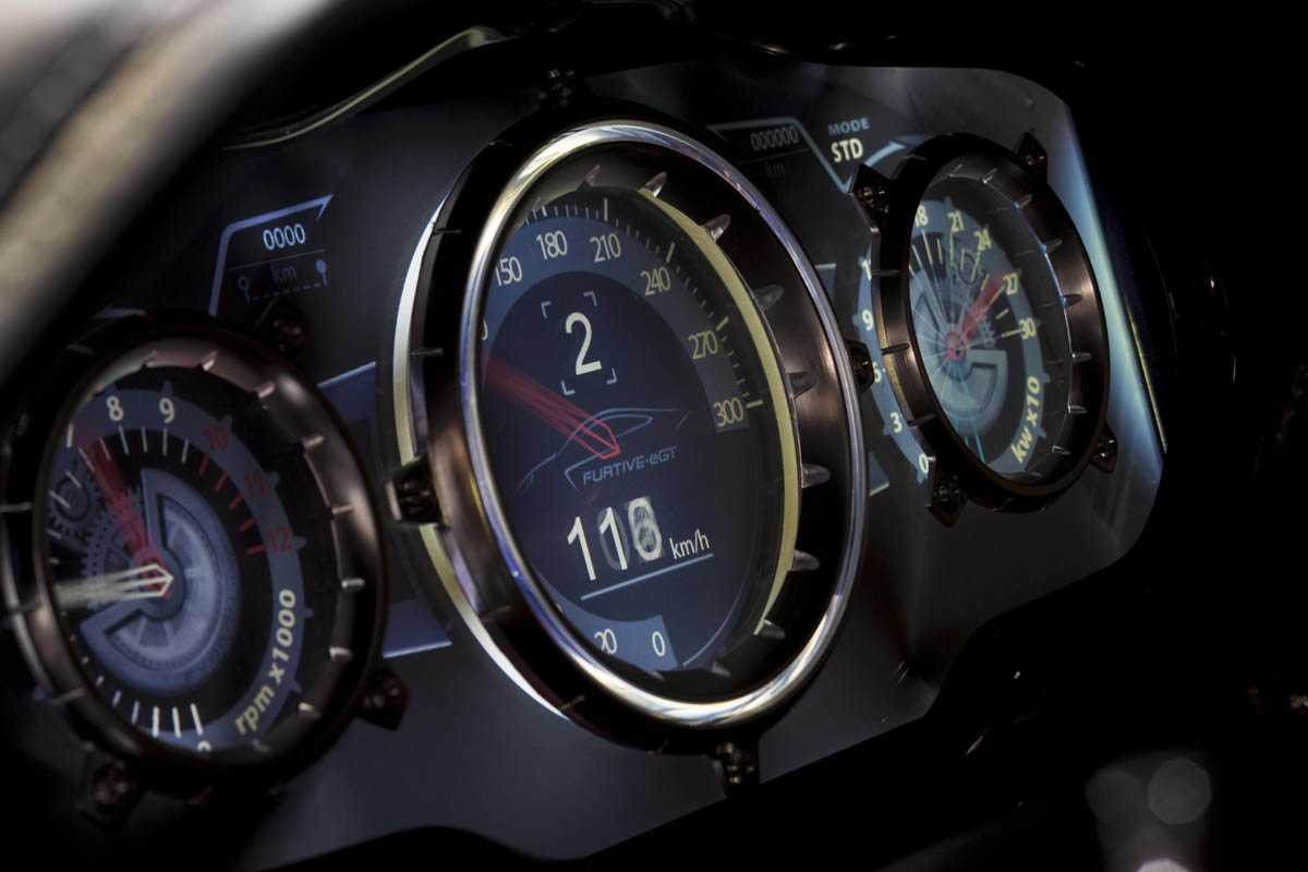 Exagon Furtive electric GT gauges