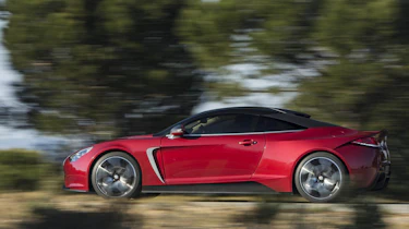 Exagon Furtive electric GT red side profile