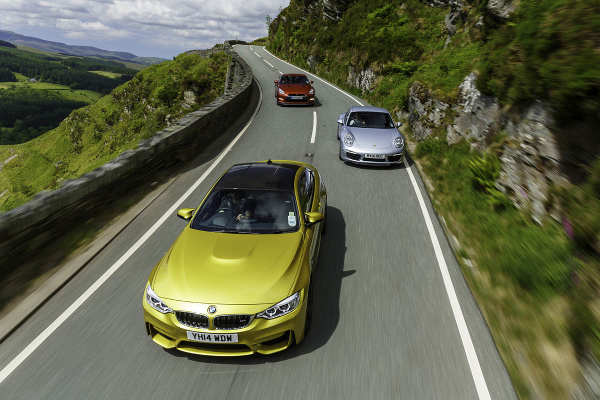 evo Magazine September 2014 - BMW M4 vs Porsche 911 vs Nissan GT-R