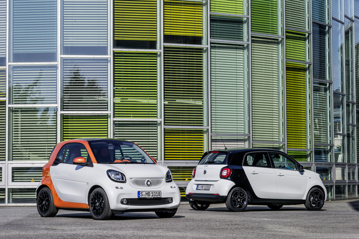 New Smart Fortwo and Forfour
