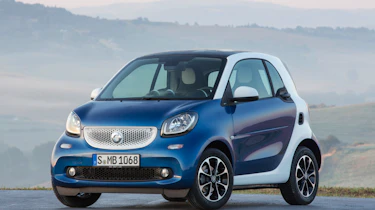 New Smart Fortwo blue front