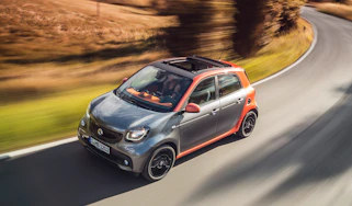 Smart Forfour grey orange