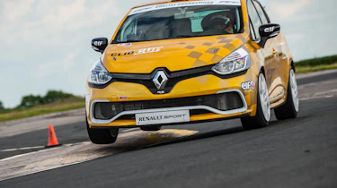 Renault Clio Cup racer on track