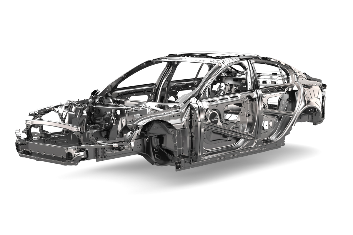 Jaguar XE lightweight frame