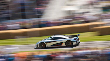 Koenigsegg 1:one at the Goodwood festival of speed FOS