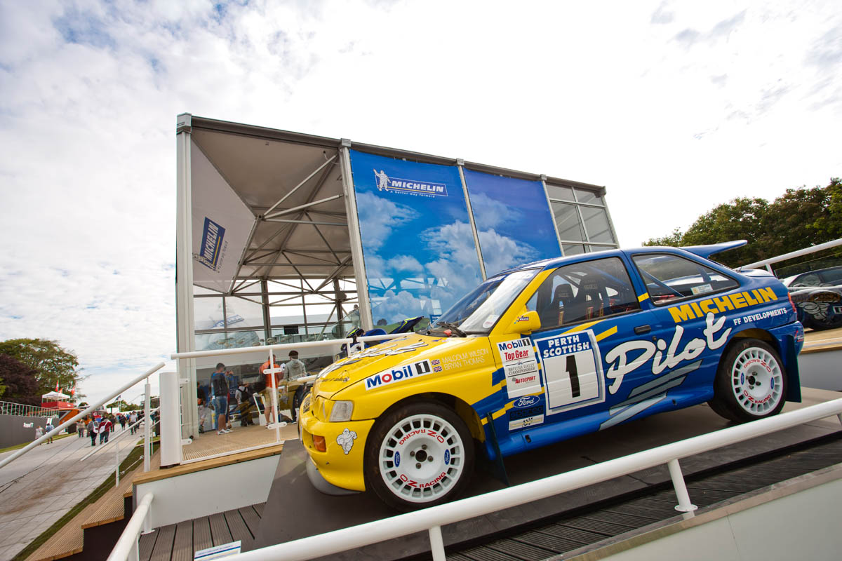 Ford Escort Cosworth WRC car at the Goodwood Festival of Speed