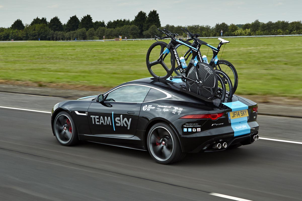 Jaguar SVO builds F-Type Concept for Team Sky
