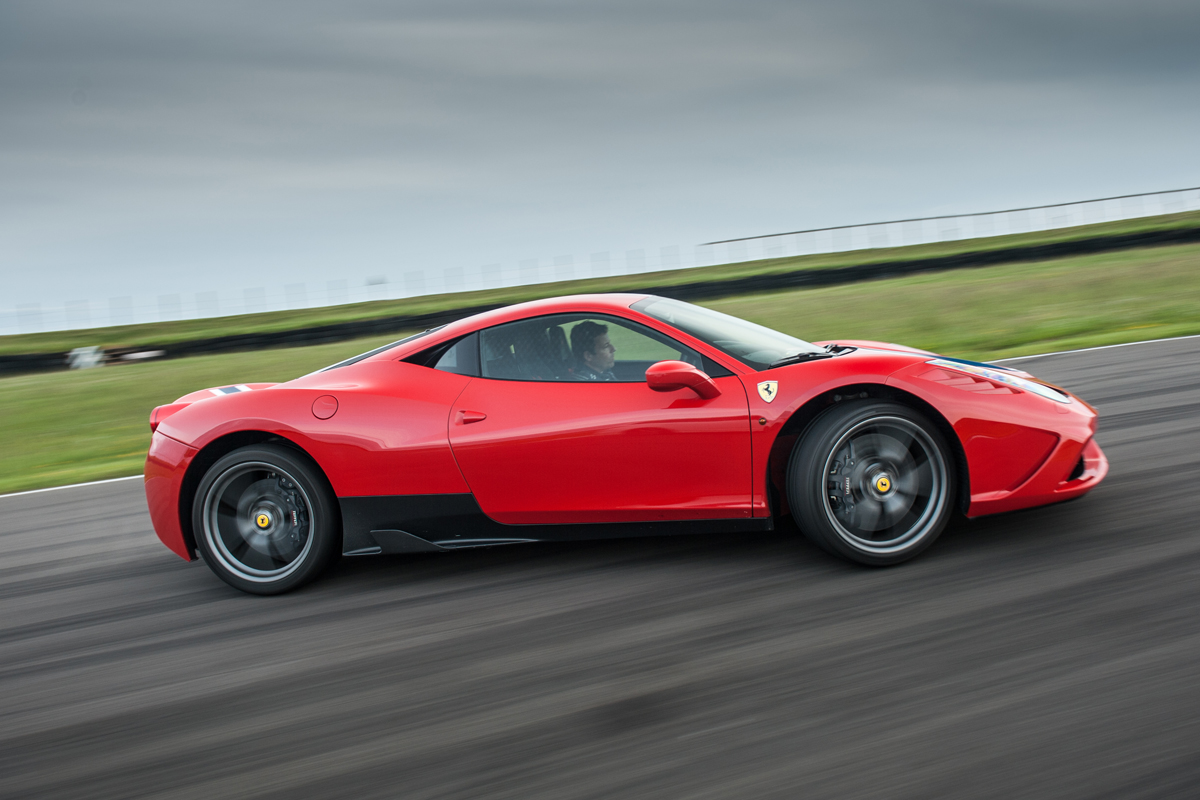 Ferrari 458 Speciale on track at Anglesey: video review