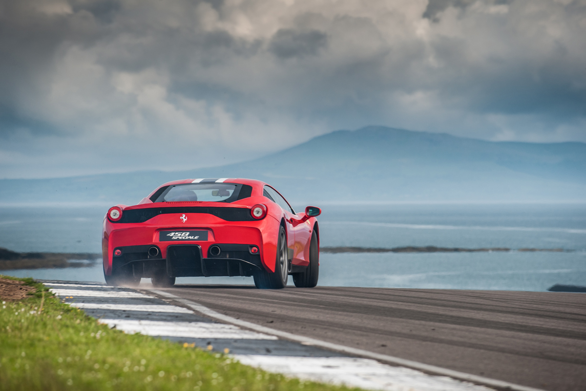 Ferrari 458 Speciale on track at Anglesey: video review