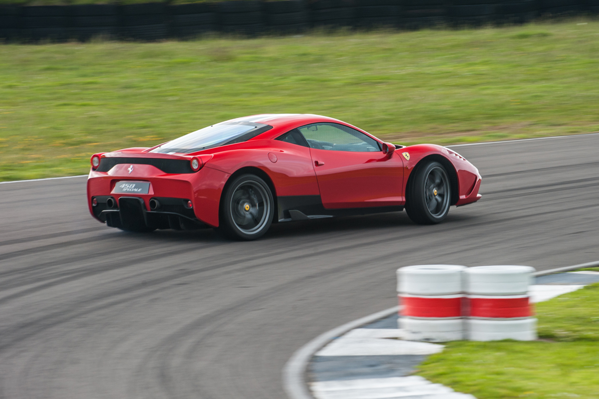 Ferrari 458 Speciale on track at Anglesey: video review